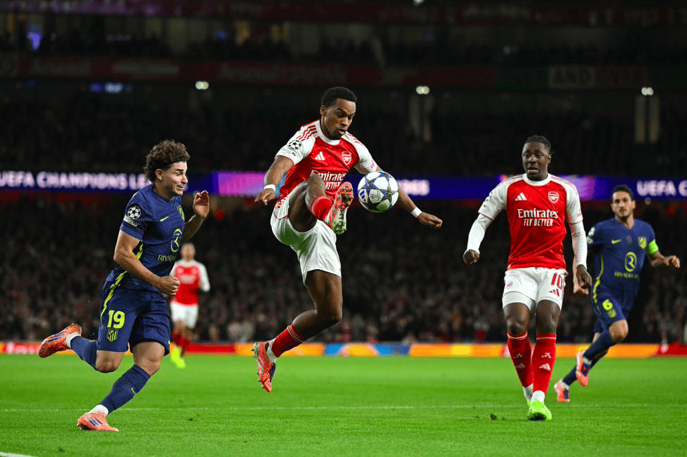 欧冠进球盛宴:勒沃库森2-7巴黎 阿森纳4-0马竞 黄潜0-2曼城